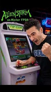 Alien Storm Arcade Mister FPGA CRT 240p #retrogames #sega #arcade #alienstorm