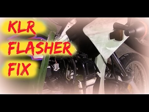 KLR 650 Turn Signal Not Flashing Fix