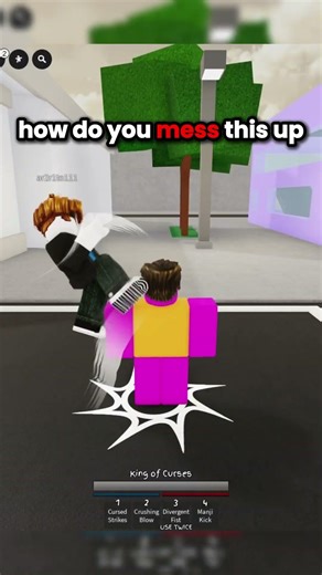 HOW DID BRO MISS IN JJS #roblox #jjk #robloxedit #jjs #meme #gaming #jjk #jjs #trashergaming #miss