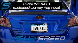 The new SubiSpeed Gurney Flap matches the contours of the OEM low profile spoiler and doesn't require any cutting or drilling to install. Find out more --> http://www.subispeed.com/2015-subaru-wrx/subispeed-va-gurney-flap-for-oem-short-spoiler-2015-wrx-2015-sti#.V_Vo1fArIkl | SubiSpeed