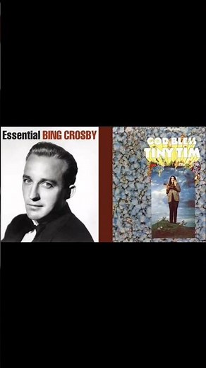Livin' In The Sunlight, Lovin' In The Moonlight Duet (Bing Crosby & Tiny Tim) #shorts #music