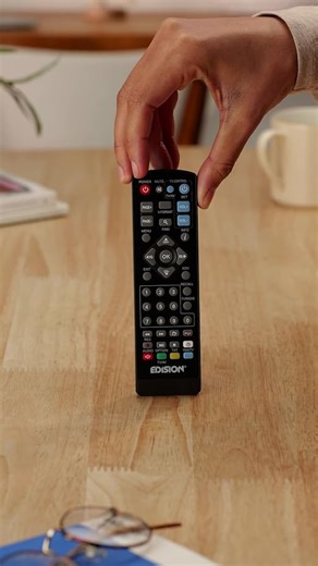 EDISION UNIVERSAL FERNBEDIENUNG EDI-RCU 1 Learn, ORIGINAL, PROGRAMMIERBAR, 2in1 TV & RECEIVER, PICCO T2, PICCO T265, PICCO T265+, NANO T265+, PICCO T265 pro, PROTON S2, PICCO S2