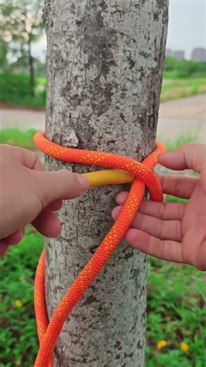 Easy to learn pig's hoof knot tying method