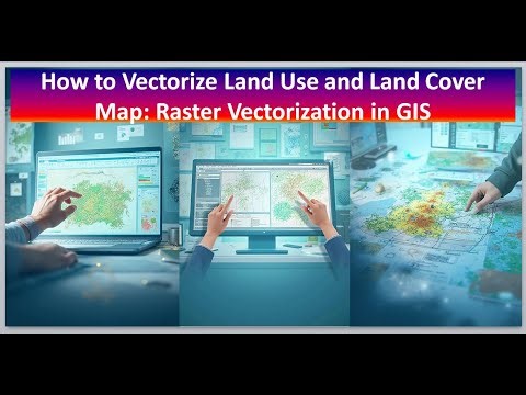 How To Vectorize Land Use and Land Cover Map Raster Vectorization in GIS