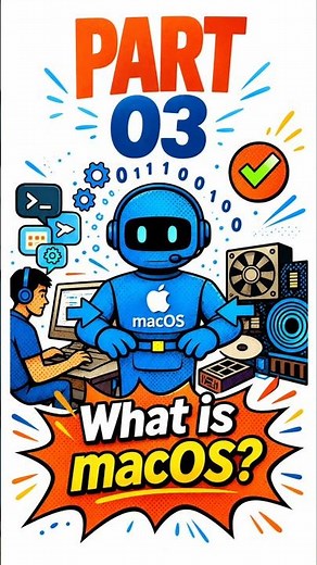PART-3 | What is macOS? | #macOS #Apple #Tech #MacBook #OS
