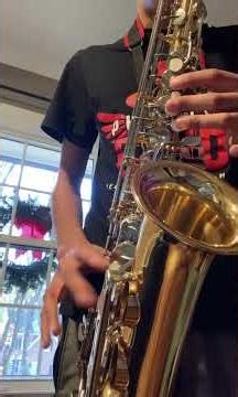 Alto saxophone scales for Allstate audition #band #saxophone #music