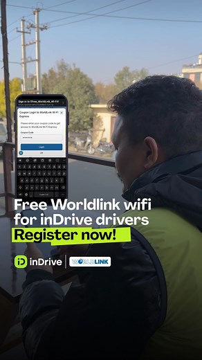 1M views · 914 reactions | Exclusive offer for inDrive drivers!  Get ready to stay connected on the go! We’re excited to offer 5,000 unique promo codes for FREE @wlinkcommunications WiFi! Validity: December 16, 2024 - January 25, 2025 Hurry! Register now and stay connected with WorldLink WiFi! | inDrive | Facebook