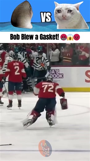 Bobrovsky Finally Snaps Against Sharks 😤 #Hockey #NHL #Drama