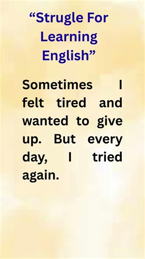 Struggle For English #speakingeveryday #englishlanguage #speakconfidentenglish