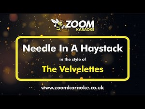 The Velvelettes - Needle In A Haystack (Karaoke Version) with Lyrics On Screen