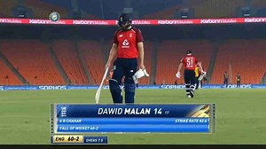 IND vs ENG 2021, 4th T20I : Dawid Malan Wicket