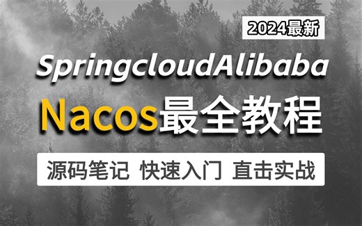 这绝对是目前B站最新最好的Nacos教程视频，Nacos教程从入门到实战，一套轻松搞定！
