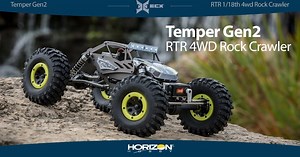 ECX 1/18スケールロッククローラー「Temper Gen2」プロモーション映像公開
