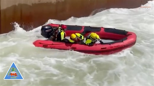 Swift-water rescue training for Missouri State Conservation Agents takes place at Pomme de Terre Lake spillway >> BIT.ly/3Swd6G1 — “This location provides a realistic, safe environment for training in swift-water conditions. The training focuses on various techniques, including swimming, boat operations, and rope rescues.” — courtesy #MoConservation | Joplin News First
