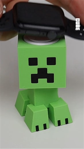 10K views · 124 reactions |  Minecraft 4 in 1 Apple Watch Stand Bundle for the Minecraft Gamer! ➡️ 3D model: https://cults3d.com/:1975738  Designed by CUBE3DWORLD | Cults. | Facebook