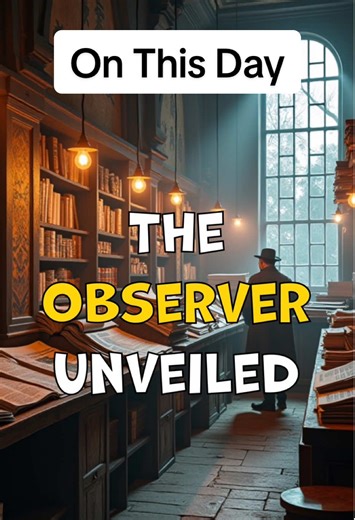 The Birth of The Observer: On December 4, 1791, a landmark moment in journalism unfolded with the launch of The Observer, the world's oldest Sunday newspaper. This pioneering publication became the first weekly paper to deliver news, politics, and sensational stories directly to the public. Its debut marked the beginning of a new era in media, transforming how people consumed information every Sunday. Explore the impact of this revolutionary newspaper and its legacy in shaping modern journalism.