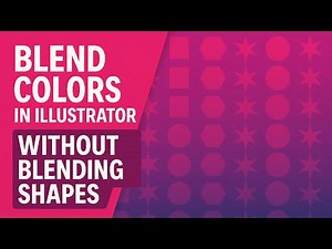 Illustrator: Awesome Color Blends Without Blending Shapes!