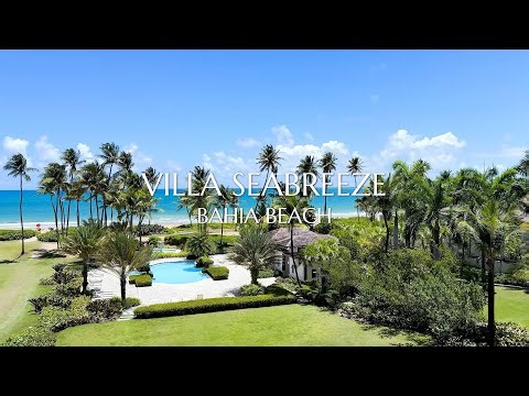 Tour Villa Seabreeze, a luxury ocean view vacation rental in Bahia Beach Resort, Puerto Rico