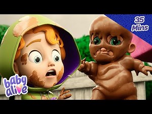 HELP!! A MUD MONSTER!! 😨| Kids Cartoon | Full Episodes | Animation for Kids | Baby Alive Official 🍼