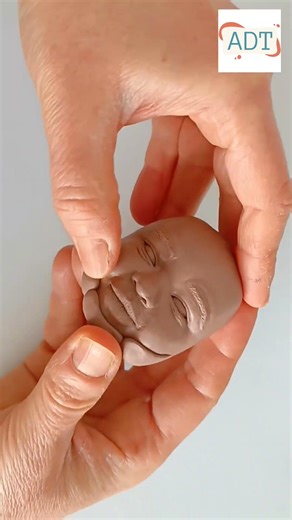Sculpting a Doll Face in Polymer Clay | Articulated Doll Tutorial