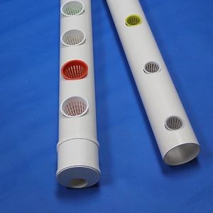 [Hot Item] 100*50mm PVC Channel Hydroponic Round PVC Pipe Growing System