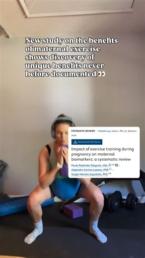 Margaret Barry• FNTP, CPT, PCES on Instagram: "This study is so new, that it’s listed as published in AJOG in January of 2026, when all the references will be listed 😂Here’s a summary of what researchers discovered! 🤓 💪🏼Consistent moderate-to-vigorous exercise (12 weeks or longer) showed many benefits to metabolic function, including improved glucose balance, leptin signaling, neurotrophic factor, and improvement in triglycerides and other lipids. ‼️the NEW discoveries? Researchers observed
