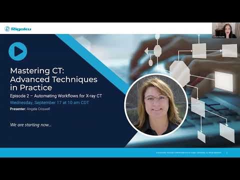 Mastering CT: Advanced Techniques for X-ray CT Workflow Automation