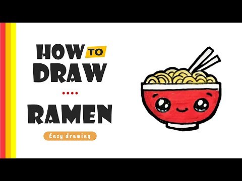 How to Draw Ramen - Drawing Ramen I Easy Drawing