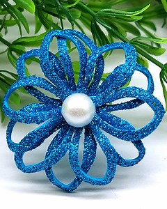 11K views · 301 reactions | Wow!! Wonderful mini foam flower making very easy tutorial at home - Room decoration ideas with glitter foam flower #flower #decor #diy | Craftsome | Facebook