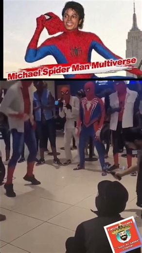 Spider-Men Dance to Michael Jackson | Epic Multiverse crossover #michaeljackson #spiderman