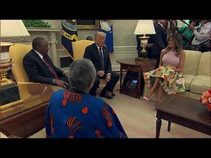 Trump welcomes Kenya's president to the White House