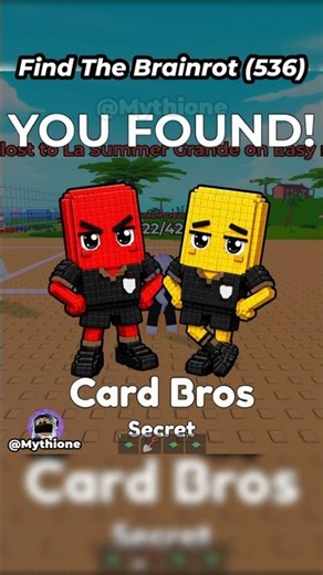 How To Get Card Bros | Find the Brainrot ROBLOX
