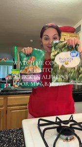 Ghetto chicken 🍗 Alfredo for my 6 babies 👶 #chicken #foodblogger #Alfredo #pasta #momof7 #dinner # | Brittany Baez