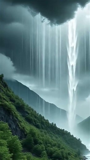 Cloudburst: When the sky drops water all at once 😱#shortvideos