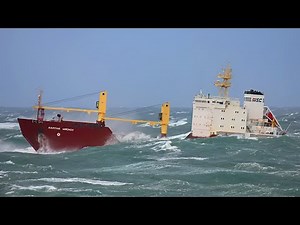 Biggest SHIPS Collisions HUGE WAVES In Sea Hurricane