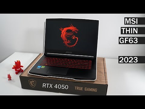 Unboxing MSI Thin GF63 with Nvidia Geforce RTX 4050 - Budget but Powerful Gaming Laptop @MSI