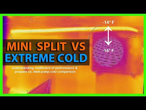 Can You Use a Mini Split in EXTREME COLD? Heat Pump vs. Propane Cost Comparison with Thermal Camera