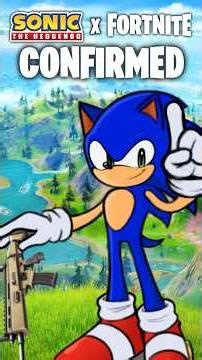 Sonic X Fortnite OFFICIALLY CONFIRMED? #sonicthehedgehog #sonic #gaming #fortnite #fortnitecollab
