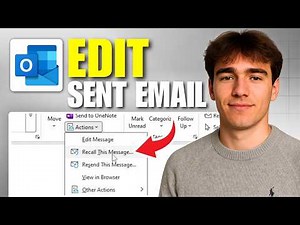 How To Edit Sent Email In Outlook (Tutorial 2026)