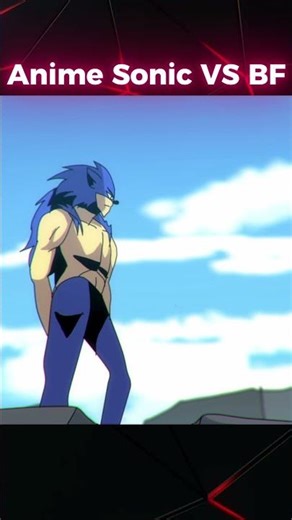 Anime Sonic VS BF [FNF Animation] #fnf #fridaynightfunkin #shorts