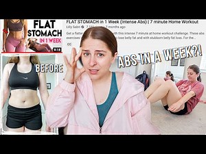 I Tried Lily Sabri's Flat Stomach in 1 Week Challenge & Here are My REALISTIC Results!