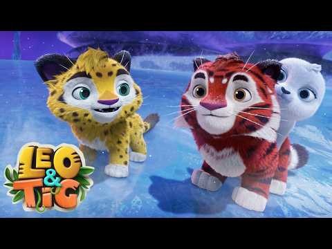 Leo and Tig 🦁 36-40 episodes 🦁 Funny Animated Cartoon for Kids