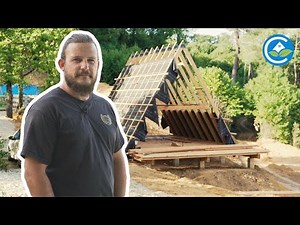 The beginnings of self-construction of an A-frame house as a family 👨‍👩‍👦‍👦