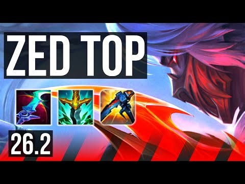 ZED vs SETT (TOP) | 56K damage | EUNE Master | 26.2
