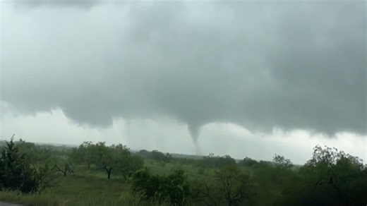 Dramatic footage captures Texas tornados
