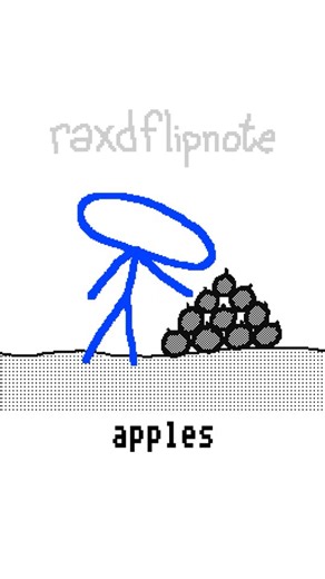 raxd | apples #flipnote #animation | Instagram
