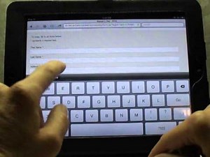 How to Use the AutoFill Feature on the iPad