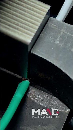 It welds two 0.75 square millimeter wires and two 0.5 square millimeter wires