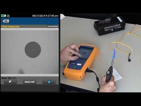 Automated Fiber Inspection Versiv™ platform: By Fluke Networks