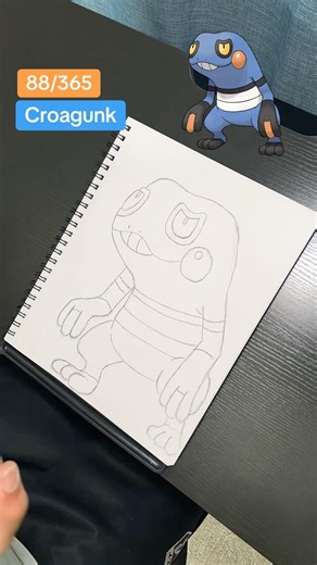 Drawing Croagunk #drawing #pokemon #mariahcarey #croagunk #drawings #pokémon #draw #artist #art